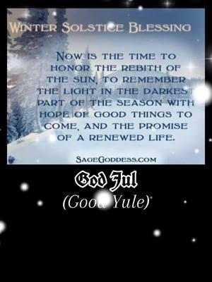 #godjul #goodyule #jolfádr #yulefather #hailodin #heiloðinn #oðinn #odin #yule #wintersolstice #paganholiday #returnofthesun #rebirth #newbeginnings #new #merryyule #solsticeblessings 