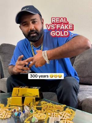 Real vs fake GOLD🤣🤪😁#foryou #fakegold #punjabitiktok #comedy #funny #goldshop #funnyvideo 