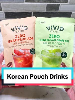 Jump on the viral trend with these refreshing Korean convenience store pouch drinks! 🍹 Vivid Kitchen’s Grapefruit Ade and Shine Muscat Grape Ade! Zero sugar, zero calories, and all the flavor! 🧡💚 #weeeasiansupermarket #TikTokShop #shopvideocarnival #koreanpouchdrink #koreanpouchdrinks #grapefruitade #shinemuscat #shinemuscatgrapeade #vividkitchen #zerosugar #zerocalorie #koreanconveniencestore 