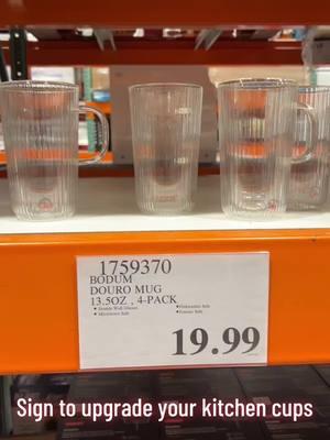 #cups #kitchen #mug #water #tea #warmliquid #colddrink #clear #doublewallcup #tumblercup #cups #kitchen #apartmentliving #apartmentshopping #apartmentlife #apartmentinspo #costco #costcofinds #costcofamily #costcobuys #costcohaul #costcomusthaves #costcomamma #costcoguide #fyp #viral #shop 