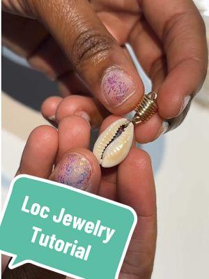 Loc Jewelry Tutorial 🥰✨ I used 20 gauge wire and a 5 mm crochet hook. 5 mm is the width of my hair. If you have thicker locks, you may want to try using a pen or a thick marker to wrap the wire around. #jewelrymaking #jewelry #jewelrymaker #DIY #diylocjewelry #locs #locjewelry #locstylesforwomen #earthyaesthetic #earthyjewelry 