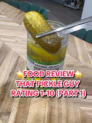 ⭐️FOOD REVIEW⭐️THAT PICKLE GUY⭐️ RATING 1-10 (PART 1)⭐️ #foodreview #pickles #pickle #rating #part1 #picklereview #thatpickleguy 