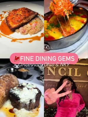 🍴 Heyyy Cuties! If you’re looking for a fine dining gem then check some of these places out!  🥩 Council Oak Steak & Seafood ( @hardrock_cincinnati )  📍 HardRock Casino- 1000 Broadway St Cincinnati, Ohio 45202 🥩 MRBL ( @mrblsteak ) 📍119 Fairfield Ave 4th Floor Bellevue, Kentucky 41073 🥩 Cin City Sea & Steak ( @miamivalleygaming ) 📍Miami Valley Gaming- 6000 OH63 Lebanon, Ohio 45036 🍝 Carmelo’s Italian ( @eatatcarmelos ) 📍434 Madison Ave. Covington, Kentucky 41011 🦞 McCormick & Schmicks ( @mcandschmicks ) 📍21 E. 5th St. Cincinnati, Ohio 45202 🍛 Nolia Kitchen ( @noliacincinnati ) 📍1405 Clay St. Cincinnati, Ohio 45202 🥩 Jeff Ruby’s Steakhouse ( @jeffrubyscincinnati ) 📍505 Vine St. Cincinnati, Ohio 45202 🍴 The Davidson ( @thedavidsoncincy ) 📍501 Vine St. Cincinnati, Ohio 45202 🥩 Tony’s ( @tonysofcincy ) 📍12110 Montgomery Rd. Cincinnati, Ohio 45249 🍽️ What’s one of your fav fine dining gems?  💕Follow me to discover more food and drinks  #FoodiesWithACutie CincyFineDining #NKYFineDining #CincinnatiEats #NKYEats #CincyFoodie #NKYFoodie #CincyLuxuryDining #NKYLuxuryDining #CincyGourmet #NKYGourmet #CincyCuisine #NKYCuisine #FineDiningCincy #FineDiningNKY #CutieTheFoodie #CincyFoodScene #NKYFoodScene #CincyRestaurants #NKYRestaurants #CincinnatiFoodies #NorthernKentuckyEats 