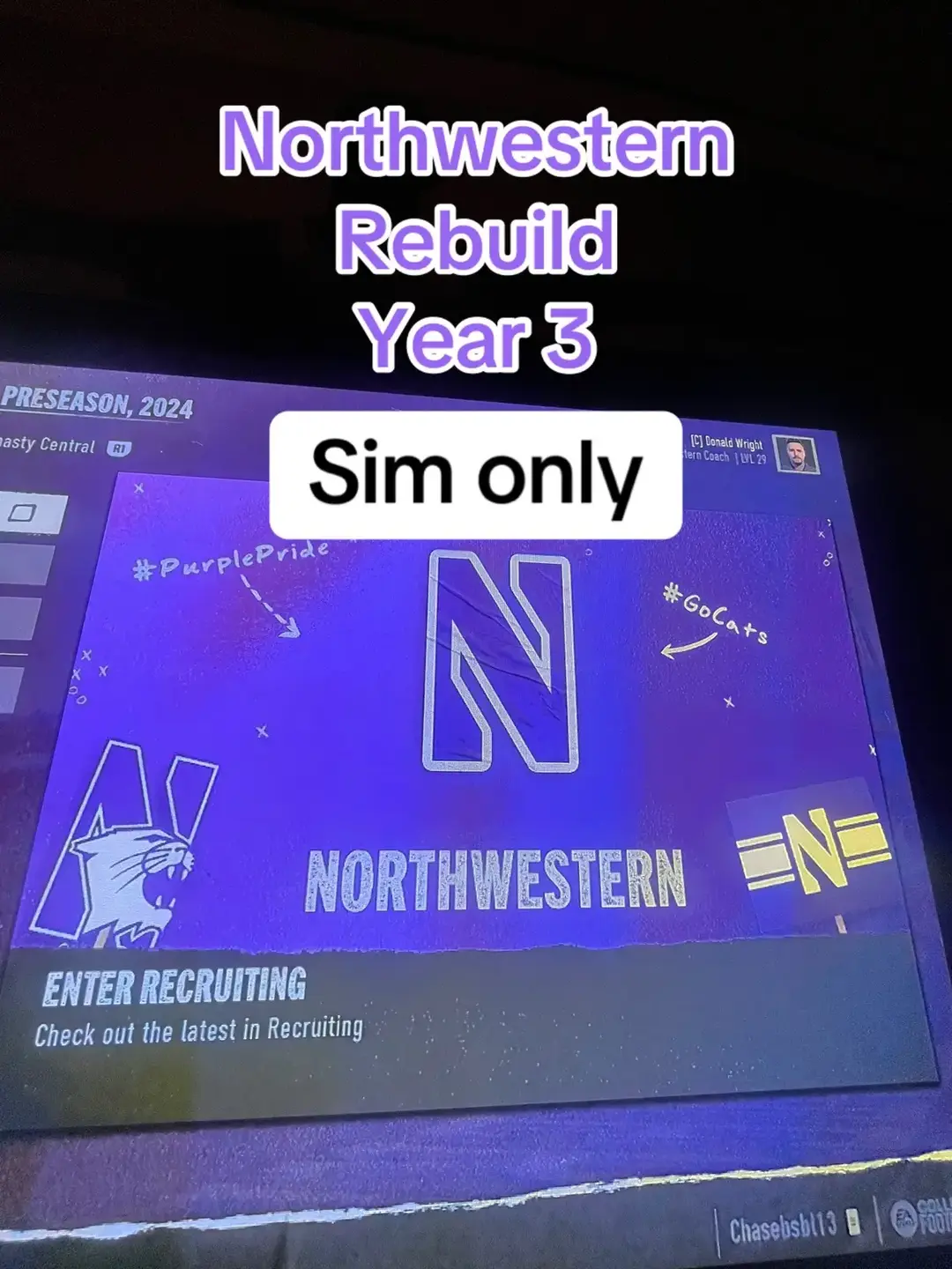 Will we turn it around? #theceosofsports #gttoat #CollegeFootball #rebuild #northwestern 