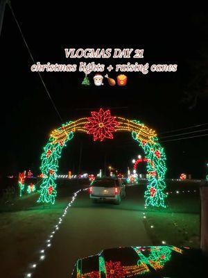 VLOGMAS DAY 21 🎄🎅🏻🍗🍟 drive thru christmas lights and raising canes for dinner #happyvlogmas #christmascountdown #christmaslights #eveninginmylife #saturdaynightvlog #fyppppp #christmaslightshow #drivethruchristmaslights #raisingcanes #christmasactivities #fyp #christmasseason #lightshows #christmaslightsaremyfavoritecolor #saturdayvibes #festiviteshavebegun #christmasishere #starbucksorder #spendtheeveningwithme #vlogmasday21 #nightvlogs 