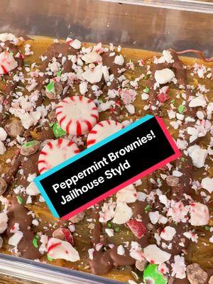 Just in time for the holiday! 🎄 😋 #Dpeezy2099 #Bussin #PeppermintBrownies 