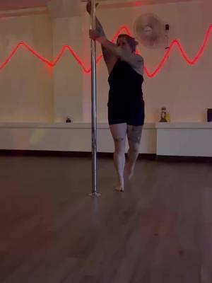 pole is fun but got a long way to go...working on spins to not get dizzy #getstrong #female #femaleenergy #poleclass #empowerment #cantstopwontstop 