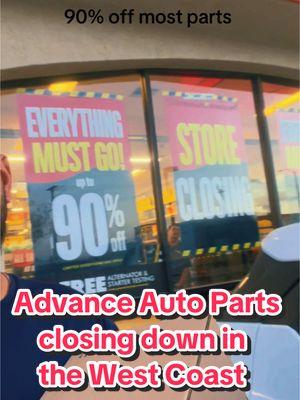 Advance Auto Parts closing down in the West Coast go check out the insane deals or some last minute xmas shopping #Advance #Carquest #AdvanceAutoParts #Pepboys #Storeclosing #CapCut #Deals #Store #WestCoast #Mechanic #mechanicsoftiktok #Tools #carrepair #automotive 