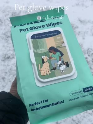 Pet glove wipes !! #TikTokShop #getyourstoday #petglovewipes @Injoya 