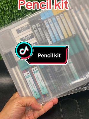 Pencil kit from tiktokshop #viralvideo #foryourpage #TikTokShop #tiktokfinds #foryou #pencilkit #forstudent #pencilart #pencilcase 