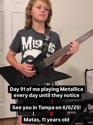 @metallica @jameshetfield @kirkhammett @larsulrich @robtrujillo @qprimemgmt @98rocksthebay  #metallica #m72tour #m72 #ridethelightning  #jameshetfield #kirkhammett #larsulrich #robtrujillo #98rocktampabay #bearmusic529 #matas #guitar #guitarkid #guitarist #foryou #foryoupage #fyp #qprimemanagement 