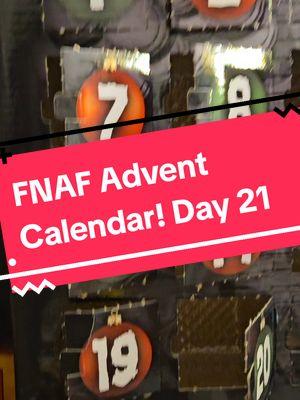 Only a few more sleeps till Christmas omg #fnaf #adventcalendar #fivenights #fivenightsatfreddys 