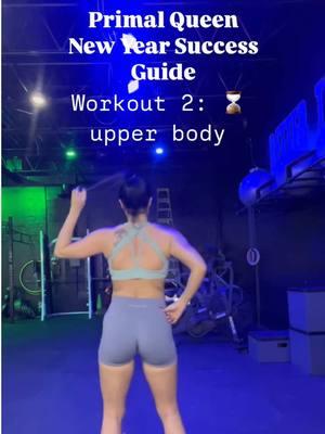 👑🐆🏋🏻‍♀️ Primal Queen New Year Success Guide, Workout 1:  ⌛️ Hourglass upper body  In our last workout, we learned how to build a juicy booty and strong legs, now it’s time to build a firm, defined upper body, over time creating that sexy hourglass shape. Don’t be afraid to work your upper body ladies, it will actually make your waist look smaller and make you feel stronger, leaner, younger, and more like Wonder Woman every day. 🦸🏻‍♀️  Perform each exercise four sets, 10 reps each set, at a weight that is challenging to you but that you can maintain proper form throughout your entire set with. By rep 10 you should feel like you cannot do anymore, you want this to be challenging! The goal is to lift heavier and heavier weights doing the same exercises week after week, instead of doing tons of different ones or switching it up too often. And for best results- don’t forget to take your 2 Primal Queen female focused beef organ capsules daily and 1-5 Goddess creatine bites daily (I recommend before or after your workouts or first thing in the morning for all day enhancement in mental & physical performance!  You can find 🛍️ 🔗 on my page. Thanks for watching, love y’all! #freeworkout #NewYearNewMe #Organs #beefOrgans #Creatine #PrimalQueen #WomensHealth #UpperBodyWorkout #GirlsWhoLift  @Primal Queen 