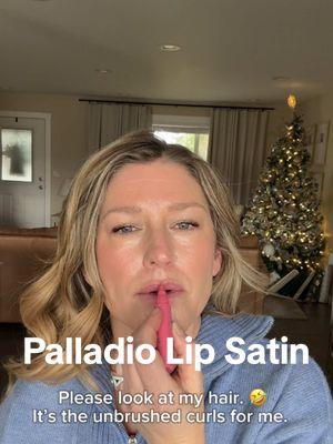 I had to try the viral @Palladio Beauty lip satin out. I got the pinky tone, and I’m not mad at it at all. It gave a very natural tint to my lips.  Currently, it’s $8.00, so give it a shot.  @TikTok Shop 🇺🇸  #tiktokaffiliate #tiktokpartner #ttshop #beauty #makeup #makeupreview #palladio #lipstick #lipcombo 