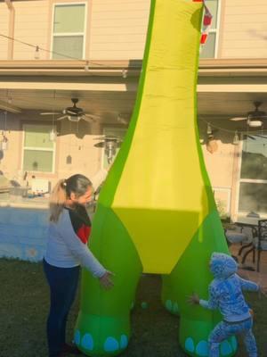 Christmas Inflatable Dinosaur                  #inflateable #christmas #christmasdecor #birthdaydecor #kidsbirthdayparty #birthdaydecor #birthdaydecorationideas #TikTokShop 