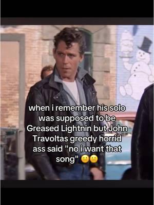 as if he didnt sing in half the movie I HATE HIM im still mad abt this hi #grease #greasemovie #kenickiegrease #kenickiemurdoch #jeffconaway #dannyzuko #johntravolta #ewww 