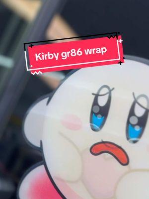 Xpressskins- kirby custom itasha car skins  #kirby #onthisday #kirbyandtheforgottenland #pinkwrap #gr86勢 #KirbyCar #PinkAesthetic #KawaiiCars #KirbyFans #CuteCarWrap #KawaiiVibes #痛車 