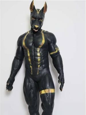 Silicone Anubis #smitizen #foryou #musclesuit #muscle #anubis #cosplay 