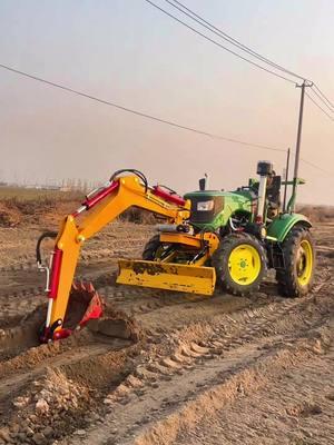 #tractor #wheeledtractor #excavator #agriculturaltractor #fourwheeltractor 