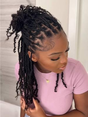 Mini twist have entered the chat!  I used afro bulk human hair from @HotBraids to get this look.  #minitwists #protectivestyles #4chair #4chairstyles #naturalhair #hotbraids #hairtutorial #easyhairstyles 