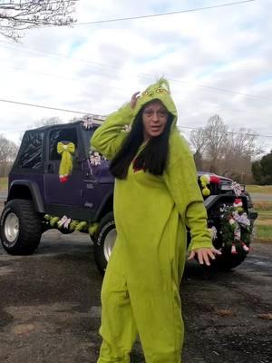 💚🎄💜🍇🥜✌🏻 #foryou #foryoupage #fy #fyp #grinch #grinchmas #grinchjeep #jeepmas #christmas2024 #jeepvibes #jeeplove #jeepfreak #jeepwave #jeepeverything #jeepjeepjeep #justmeandmyjeep #itsajeepthing #jeeplife #jeepwrangler #jeeptj #grapenutt #liftedjeep #beepbeeppurplejeep #jeepgal #purplejeepgal #jeepgirlsdoitbetter #jeepsoftiktok #jeeptok #jeeptiktok #tiktokcreator 