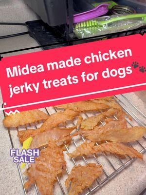 Do all the things for you, your family, and your pets with this Midea air fryer! #tiktokshopholidayhaul #mideaairfryer #bestairfryer #airfryerdehydrate #chickenjerky #chickenjerkyfordogs #homemadechickenjerky #homemadedogtreats #tiktokshopfinds