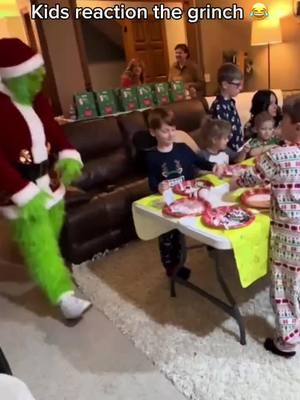 The grinch prank #funnybaby #baby #baby #baby #babytok #babiesoftiktok #grinch 