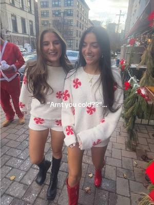 its all a mindset 🙃🎄❤️✨☕️👏 #santacon #outfitinspo #OOTD #peppermint #inspo #girls #hotchocolate #warminspo #over21 