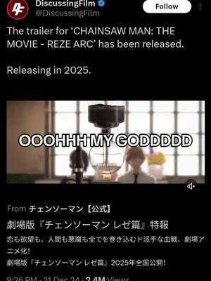 IVE BEEN WAITING FOREVERRRER YESSSSS FINALLY OH MY GODDDD 💔💔💔💔💔 MY SON DENJI ON THE BIG SCREEN 🙏🙏🙏🙏 #chainsawman #csm #denji #reze #csmmovie #imsoexcited #imshaking #ohmygod #yes #tiktok #xyz #fyp #abc 