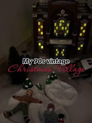 Started something new this year and I’m so excited and already addicted to collecting these vintage village houses 🥹😍🤩🎅🏻 #christmasmagic #christmasvillage #village #90svillage #christmasvibes #christmasvillagedisplay #department56 #christmas #santa #christmasroomdecor #countdownrochristmas #merrychristmas #vintagechristmas 