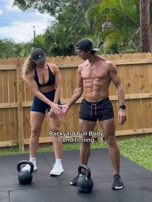 Improve cardio from home with this single kettlebell conditioning circuit. All you need is one bell to build a bigger gas tank ⛽️, better cardio means better lifts overall, so give this one a try.  Link in Bio for Programs or the App! #workout #cardio #fitness #kettlebell #strengthtraining #cardioworkout #conditioning #kettlebellworkout #homeworkouts #athomeworkout #athomeworkouts 