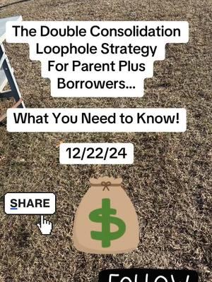 The double Consolidation Looohole Strategy & Everything U Need To know!  #studentloans #studentloandebt #studentloanforgiveness #studentloan #usdeptofeducation #parentplusloan #parentplus #parentplusloans #parentplusloanforgiveness #pslf #longtermforgiveness #idrplan #icr #saveidr 