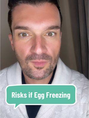 The risks of egg freezing as a procedure are the same as those of IVF and can be mitigated for the most part. However the theoretical risks have to do with what your future may bring! Although these have to be contemplated, not being proactive with your 🫵🏼 fertility has a very predicted negative effect in your ability to be a parent or have the family you envision! . Follow for more or call/email to discuss further 214-224-0778 info@cfcivf.com . Remember to: ❤️Like  📧Share 🏷 Tag 🔒Save   ✍️ Questions? Comments! 🙌🏼Follow me for similar content . #eggfreezing #fertilitytreatment #fertilityclinic #ivfdoctor #ivfclinic  #fertilitydoctor #dallasgirl #dallasgirls #dallasgirlgang #doctorsofinstagram  #ttc #reproductivefreedom #infertility #fertility         #dallasfertility 