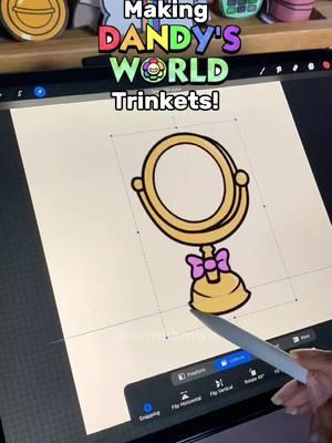 Making Glisten’s Trinket! 🪞✨ (Full tutorial on my YouTube channel) #cardboardcrafts #papercraft #craftideas #dandysworld #dandysworldcrafts #glisten #dandysworldglisten 