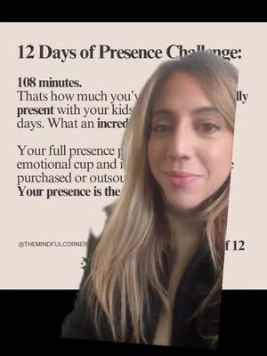 🫶🤍Day 10 of the 12 Days of Presence Challenge!  For those of you who’ve been here since the start, think about this: you’ve already gifted your child 108 minutes of your undivided attention. What an incredible gift! One that no one else can give for you! These are moments they’ll carry with them forever. 🫶🫶 If you haven’t joined yet, it’s not too late. Today’s challenge is the easiest one yet: all you need is your favorite song and 12 minutes to dance it out! Turn up the music, let go of the stress, and just have fun. It’s all about laughing, moving, and creating a moment of pure joy with your child (or anyone you love). Remember, you can adapt this with anyone you love and it’s never too late to give the gift of presence. 🎁 #connectedparenting #parentingwithintention #parentingwithpurpose #boundariesarehealthy #boundsriesarebeautiful #parentcoach #postiveparenting #mindfulparenting #respectfulparenting #authoritativeparenting #miamipsychologist #balance #parentingteens #parentingtweens #parentchildrelationships #parentingwithpresence #12daysofpresence #familybonding #familyqualitytime