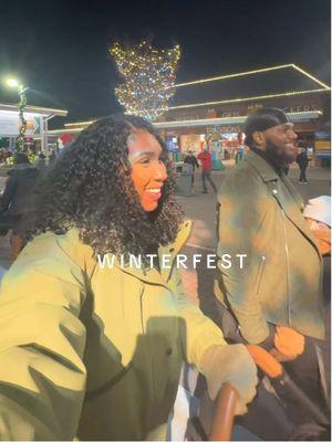 our first winterfest ❄️ #fyp #winterfest #charlottenc #carowinds #thingstodoincharlotte 