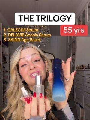 The quickest, most efficient way to get all the active that you need in a condensed powerful trio.  When I’m in a rush, this is my go to. #SkincareRoutine #SkincareRoutineThatWorks #skincareproductsthatwork #GrowthFactors #Exosomes @Dimitri James @Calecim Professional @Delavie Sciences @SKINN Cosmetics 