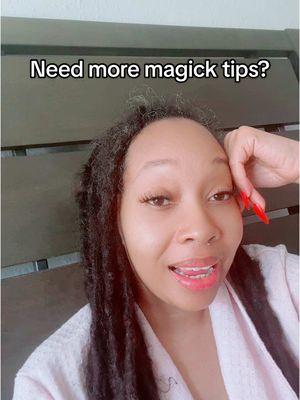 Answering Qs  about #glamourmagick #candlemagick #rootwork and everything in between❤️ #witchtok #manifestationcoach #spiritualtiktok #blackwitchtok 