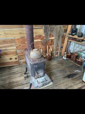 To some this might not look like much, but to me, these are my roots. A slow peacful morning listening to the fire popping by the old wood stove with my nana will always heal my soul. #myroots #woodstove #country #woodstovecookin #countryliving #fyp #fypシ 