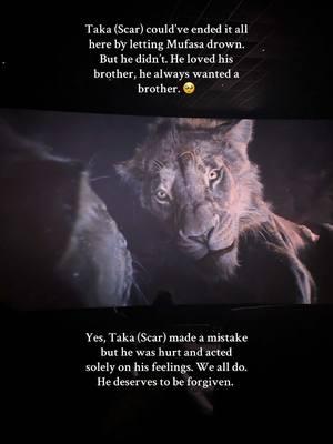 “I always wanted a brother” 🥹 #fyp #foryoupage #mufasa #taka #scar #thelionking #movietheater #brotherlylove #trending #viralvideo #xyzbca #cinema #lion #fypシ 