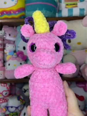 Pink Unicorn 🦄 #onthisday #creatorsearchinsights #crochetpattern #crochetaddiction #crochet #crochetart #fyp #trending #unicorn #hellokitty #handmade #plushie #christmasgift #connecticut #khaleesiscrochetcreations16 