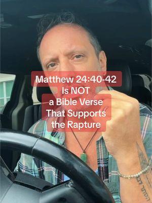 Matthew 24:40-42 Is NOT a Bible Verse That Supports  the Rapture - If you grew up evangelical, you’ve likely heard this Bible verse used to support a secret rapture: “Then two will be in the field; one will be taken and one will be left” (Matthew 24:40-42). Scary, right? But this verse, often quoted out of context, actually means the opposite: you want to be left behind. Matthew 24:37-42 compares the end times to the days of Noah. In Noah’s time, those “taken” were swept away by the flood—judged and destroyed. The ones “left behind” survived. This isn’t about a secret rapture; it’s about judgment. Luke 17:37 reinforces this. When asked about those taken, Jesus says, “Where the corpse is, there the vultures will gather.” Doesn’t sound good for the taken, does it? The rapture concept only emerged in the 19th century. Historical context and Jesus’ own words show that those left behind inherit the Earth (Matthew 25:41-46). Perfect love casts out fear, so let’s study Scripture in context and leave fear-based theology behind.   #bible #bibleverses #christianhistory #kenarrington #deconstruction #creatorsearchinsights 