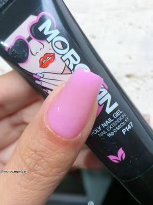 Buff your nails, then apply the acid-free primer and base coat for a perfect base! #beginnernailtech #polygeltutorial #morovan #howto #fyp #tutorial #watchme  #nailtech #polygel #polygelnails  #nail #tiktokshopbacktoschool #USA #Amarican 