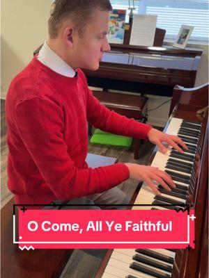 O Come, All Ye Faithful 💫 Day 1,745 Feel Good Songs. On this Sunday before Christmas, Tyson performs his own arrangement of O Come, All Ye Faithful. #piano #blind #blindpianist #blindmusician #christmas #christmasmusic #christmaspiano #ocomeallyefaithful 