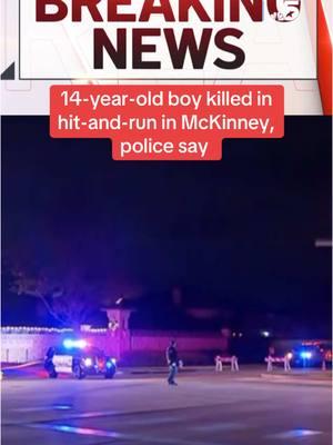 The hit-and-run incident happened on the intersection of Lake Forest and Highlands Drive at about 6:14 p.m. Police said the child was hit by a vehicle described as a dark-colored, four-door sedan, which left the scene after the incident. Police are asking anyone with information to contact the McKinney Crime Tip Line at tel:9725473480 or email mailto:crimetipline@mckinneytexas.org. #news #mckinney #texas #dfw #police #hitandrun #nbcdfw 