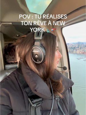 Sunset en hélicoptère supplément New York sous la neige 🥹🌨️  #newyork #Vlog #newyorkcity #aupair #exchangestudent #sunset #helicopter 