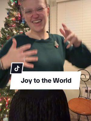 Joy to the World! 🌎✨🎄 It’s Day 22 of my countdown to Christmas! ❤️ #CeceWinans #JoyToTheWorld #Christmas2024 #Christmas #merrychristmas #ChristianTikTok #_alicia_katherine_ #SignLanguage #ASL #Interpreting #Interpreter #interpretersoftiktok #foryoupage #fyp #foryou 