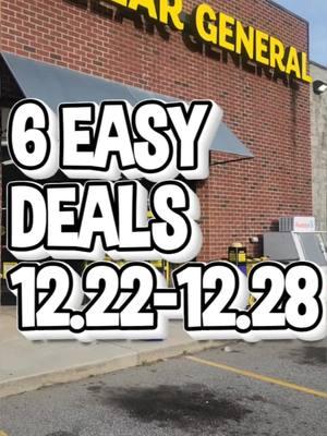 6 Easy Dollar General Deals: Freebie 12.22-12.28 🛍🛒Hit That ❤️ Button  #dollargeneralcouponer #dollargeneralcouponingthisweek #dgibottadeals #couponers #couponerdeals #couponerdeals #dgdeals  #couponersoftiktok 