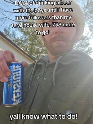 domt reccomed a beer chug when it's 27 degrees put side it kind of hurt🤣 #beer #bluecollar #dadsoftiktok #maryland #fypシ゚viral #wahingtondc #feralhousewife #pipeline #@Ⓣⓗⓔ Ⓕⓔⓡⓐⓛ Ⓦⓘⓕⓔ 