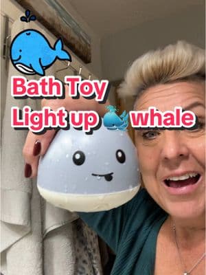 Bath toy. Light up 🐳 whale. #bathtoy #babytoys #baby #babies #holidayhaul #yearend #yearendsale 